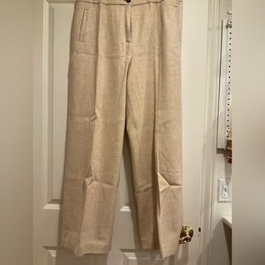 Sezane White Wool Trousers Size 46 / 14